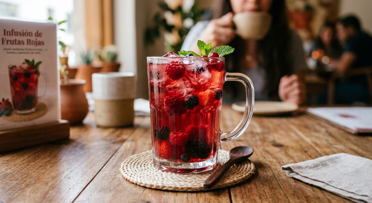 Infusión frutas rojas