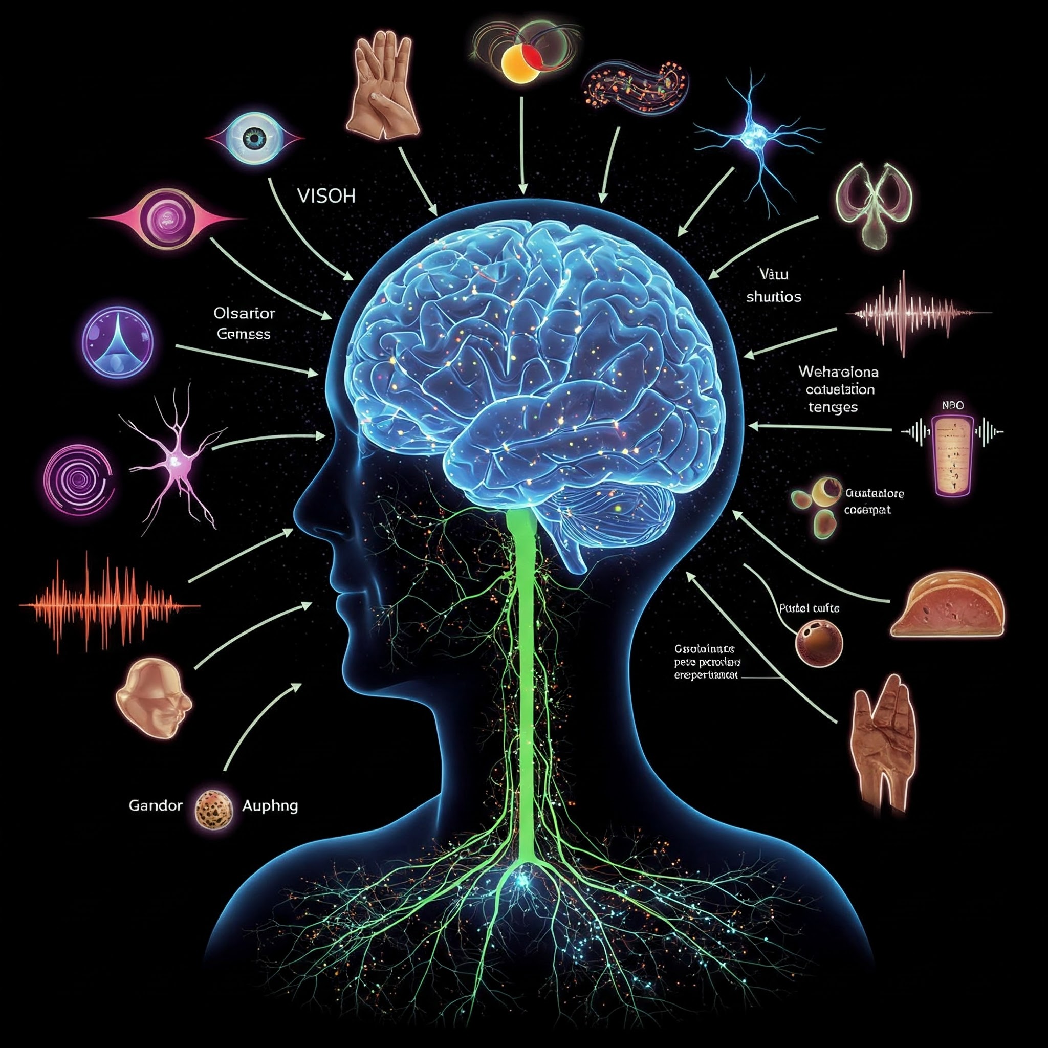 Nuestros Sentidos Alimentando al Cerebro